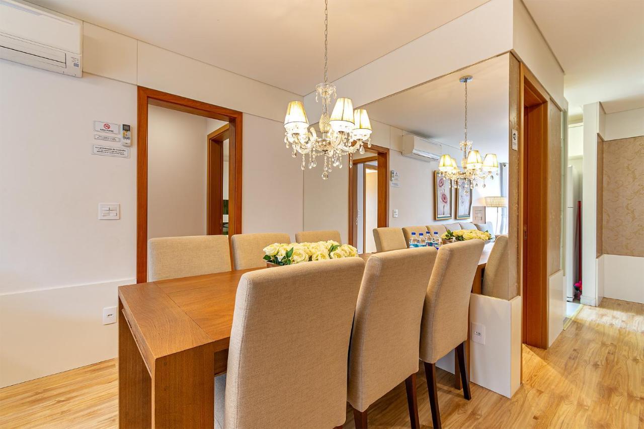 Rosa Apartamento Luxo No Centro Gramado Appartement Buitenkant foto