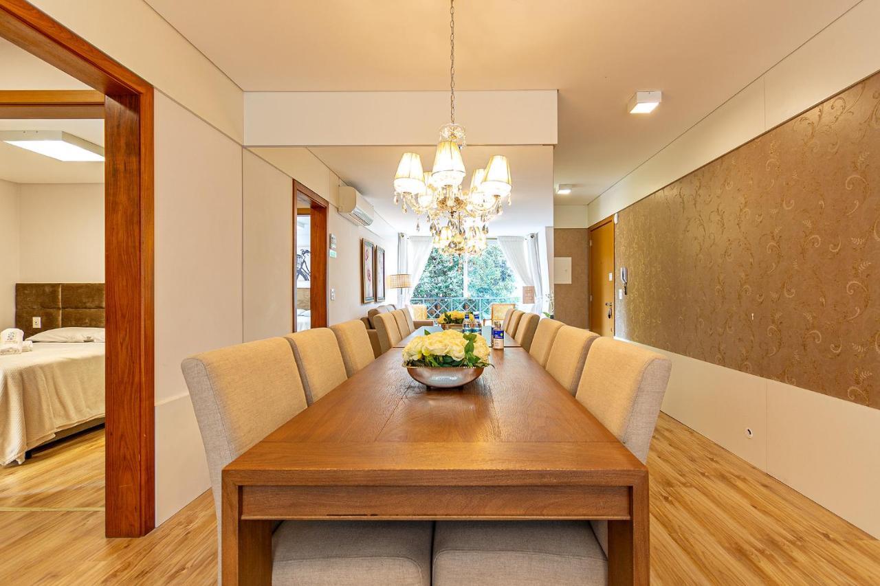 Rosa Apartamento Luxo No Centro Gramado Appartement Buitenkant foto